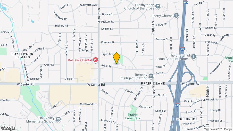 11806 Arbor St Map and Location Details