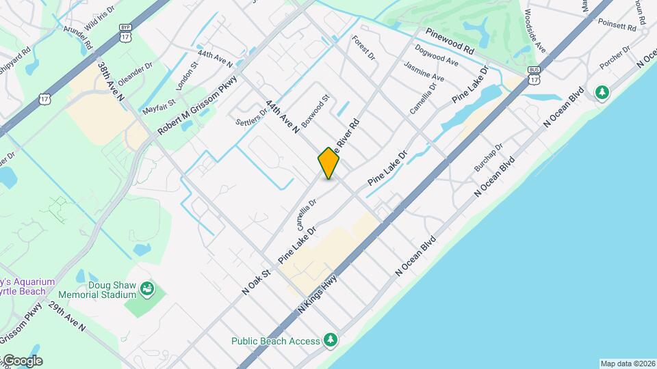 3927 Camellia Dr Map and Location Details