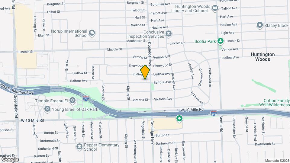 13630 Balfour Ave Map and Location Details