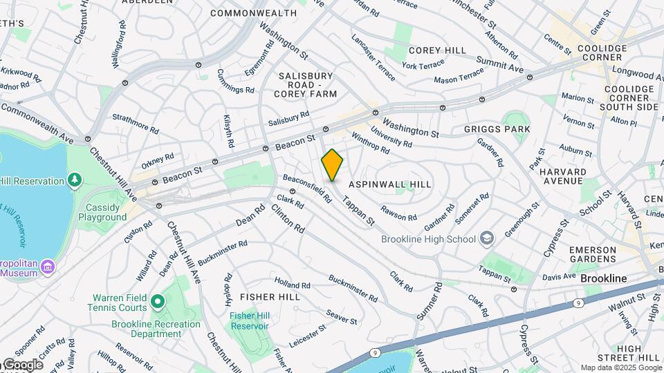 308 Tappan St Map and Location Details