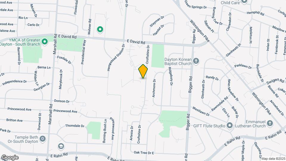 4647 Croftshire Dr Map and Location Details