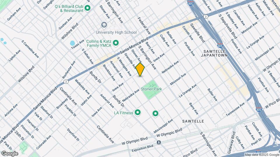 1725 Granville Ave Map and Location Details
