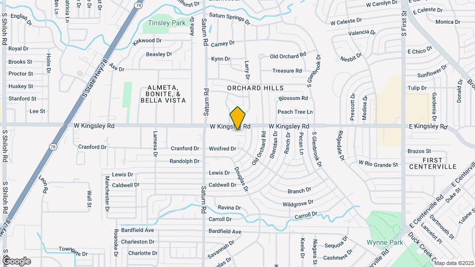 Orchard Hills Map and Location Details