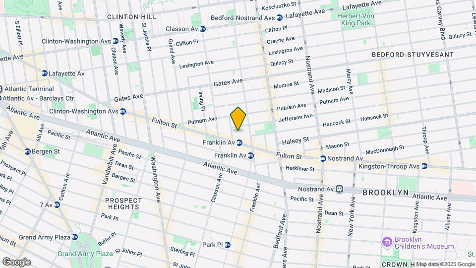 1109 Fulton St Map and Location Details