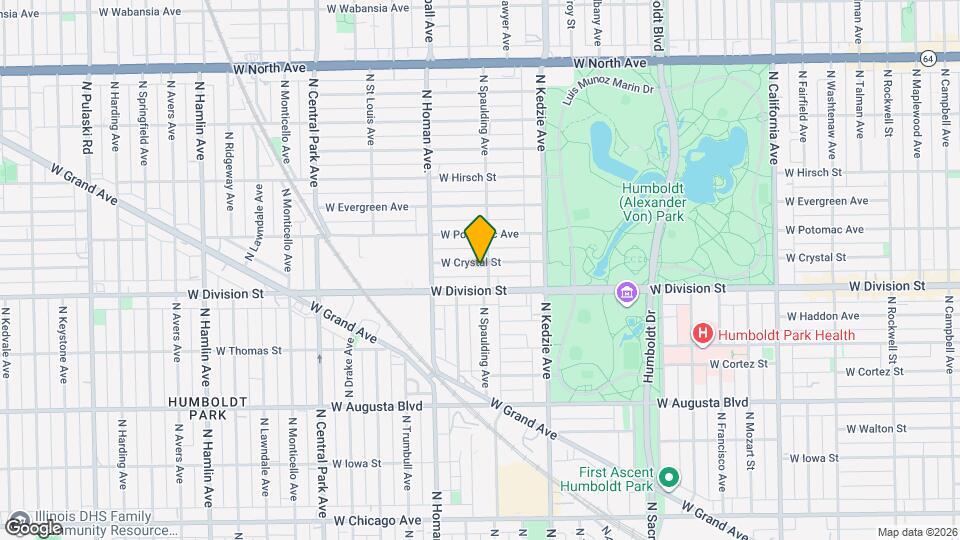 3307 W Crystal St Mapa y Detalles de la Ubicación