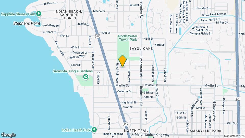 1045 40th St Map and Location Details