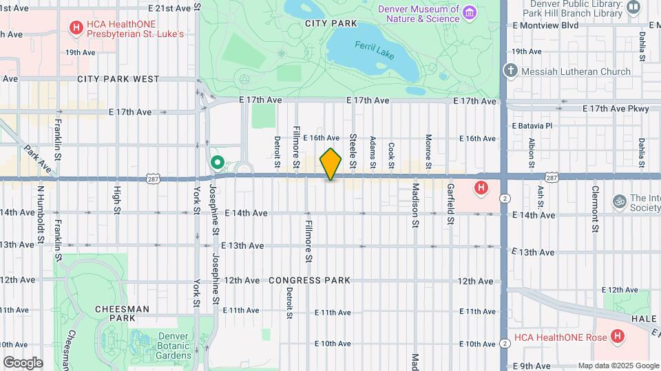 1476 Milwaukee St Map and Location Details