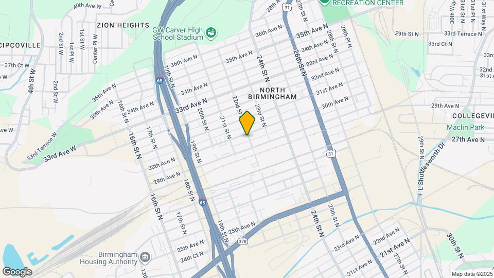 2129 30th Ave N Map and Location Details