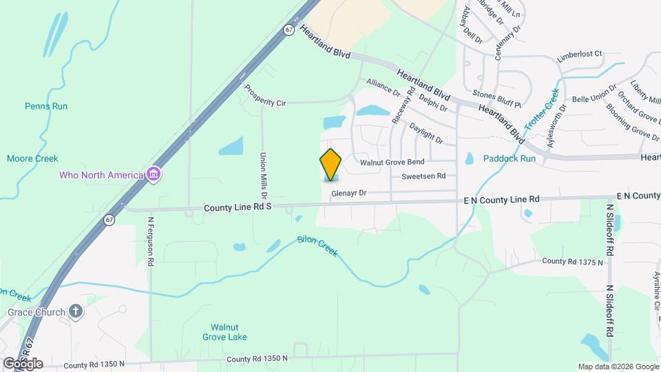 10590 Glenayr Dr Map and Location Details