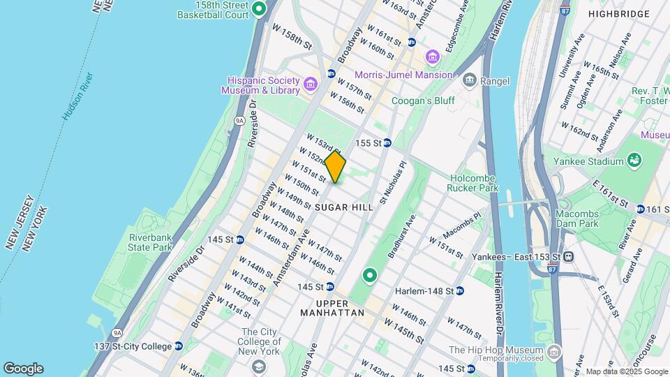 1835 Amsterdam Ave Map and Location Details