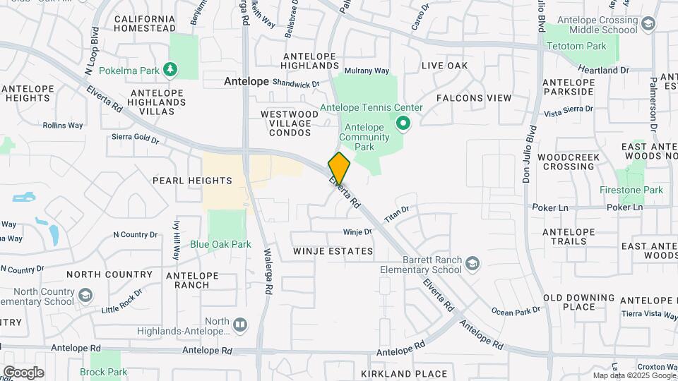 4536 Antelope Park Way Map and Location Details
