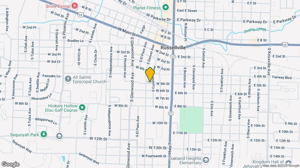 313 W 5th St Map and Location Details
