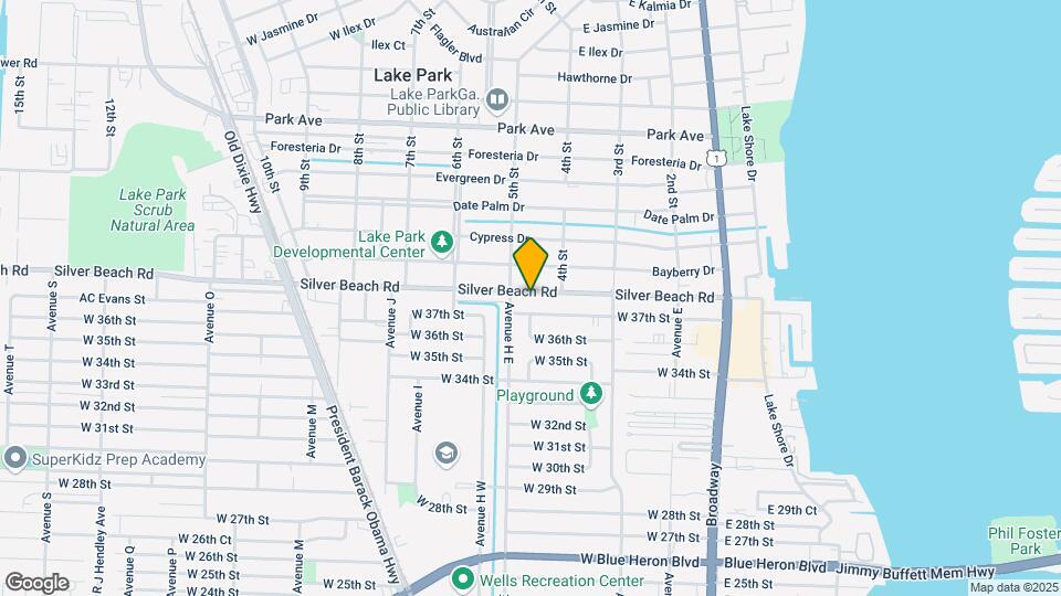 451 Silver Beach Rd Map and Location Details