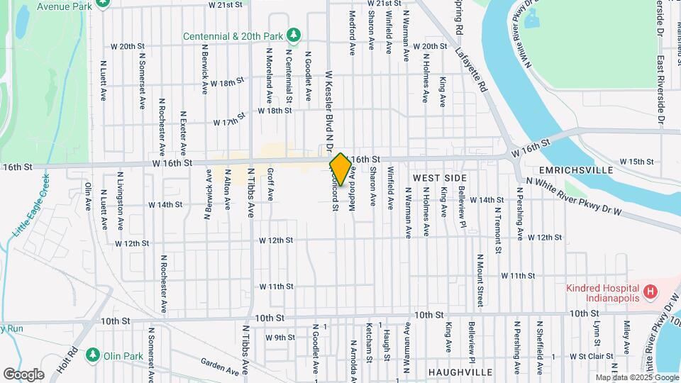 1413 N Concord St Map and Location Details