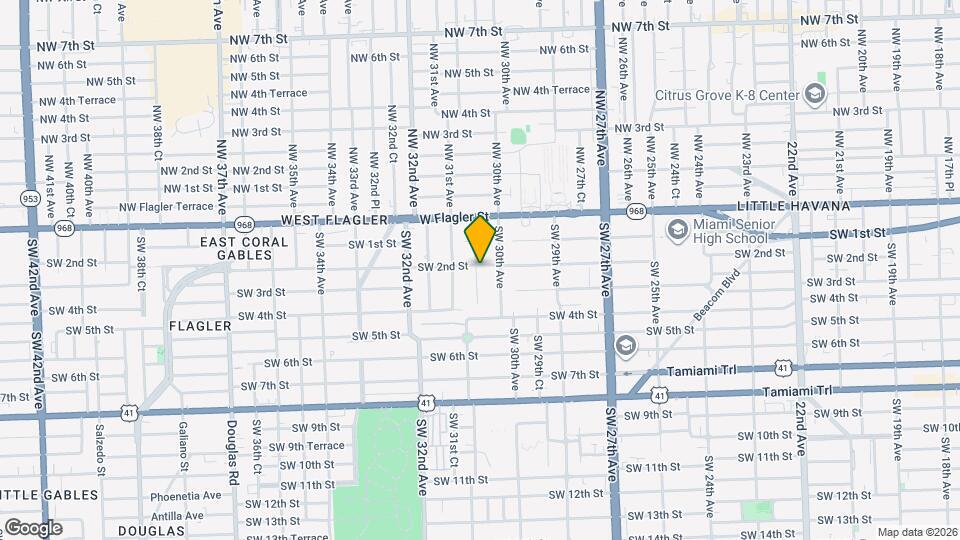 201 SW 30th Ct Map and Location Details