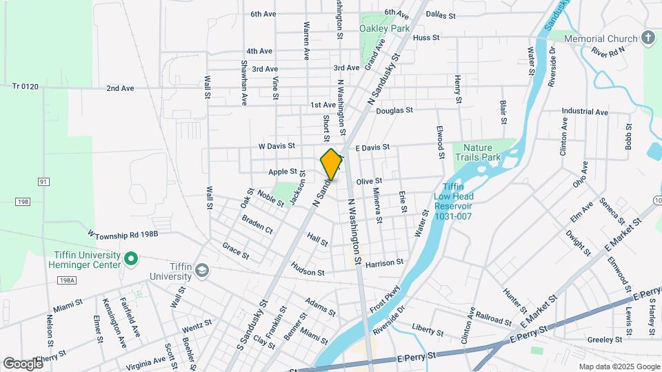 182 N Sandusky St Map and Location Details