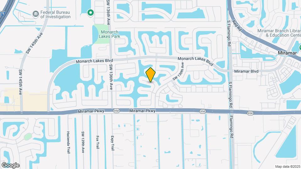 13120 SW 29th St Map and Location Details