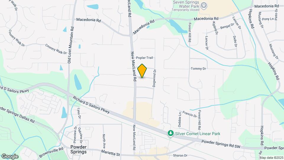 4141 Hickory Dr Map and Location Details