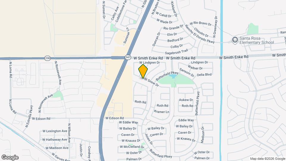 44119 W Snow Dr, Unit #1211 Map and Location Details