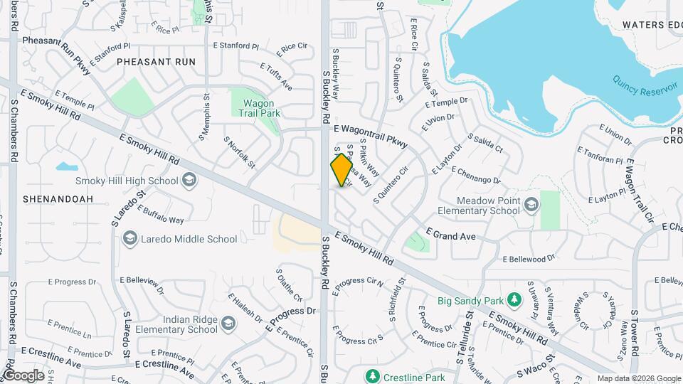 16901 E Chenango Ave Map and Location Details