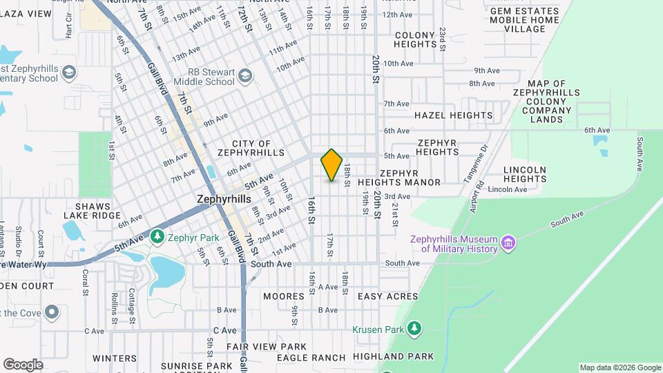 5254 17th St Map and Location Details