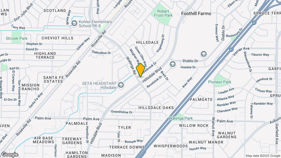 5754 Walerga Rd Map and Location Details
