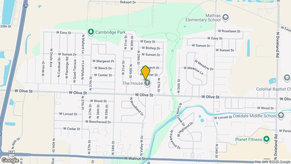 2808 W Mockingbird Ln Map and Location Details