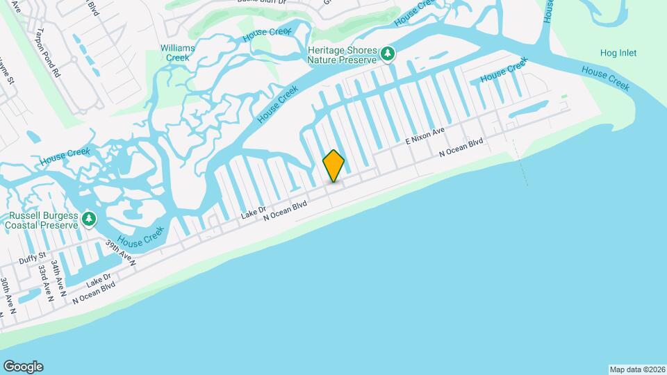 5001 N Ocean Blvd Map and Location Details