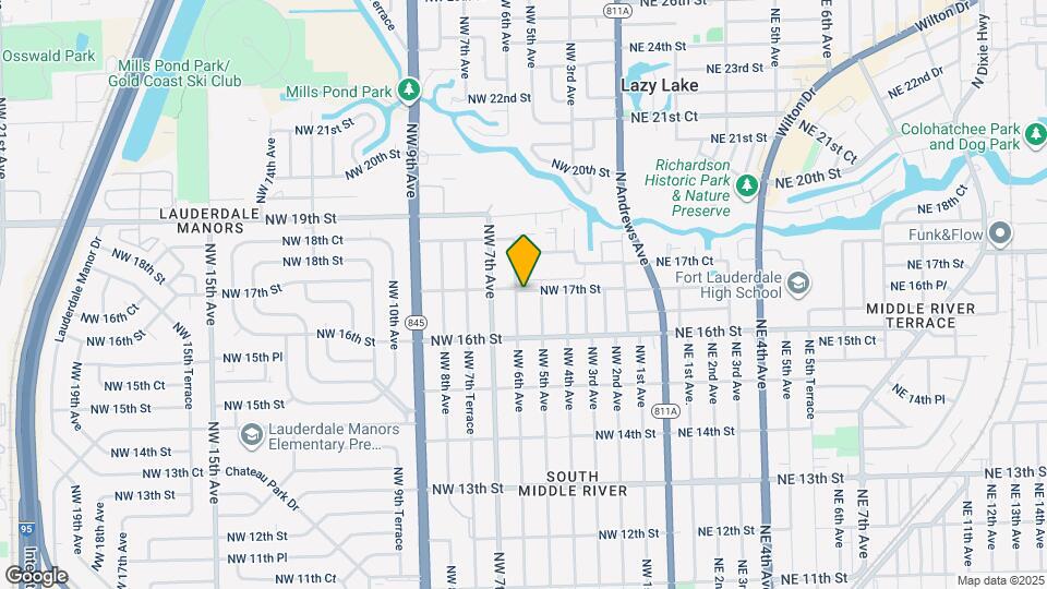1640 NW 6th Ave Map and Location Details