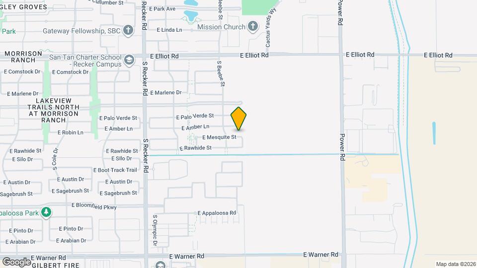 4374 E Mesquite St Map and Location Details