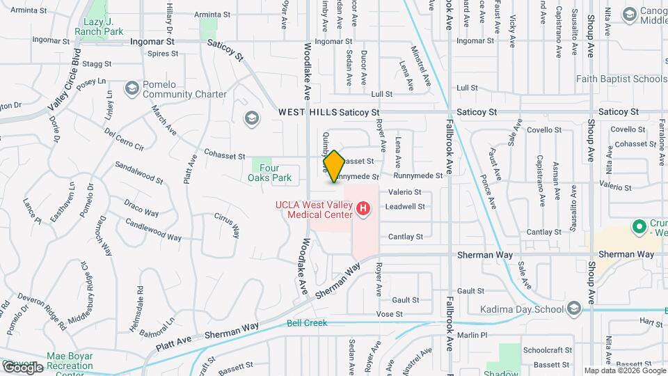 23119 Valerio St Map and Location Details