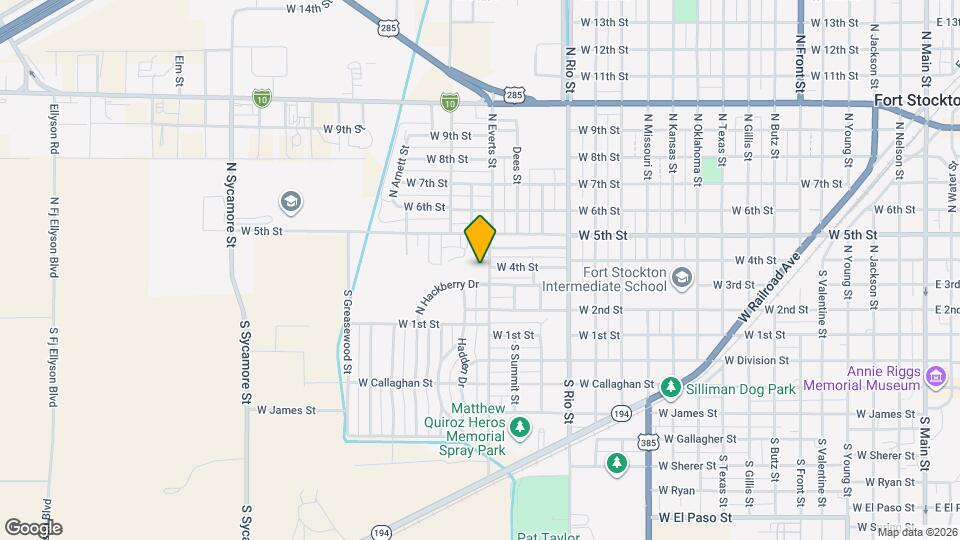 305 N Everts St Map and Location Details