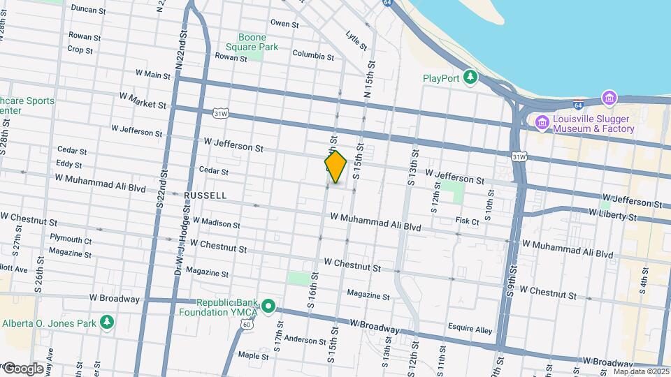 1522 Cedar St Map and Location Details