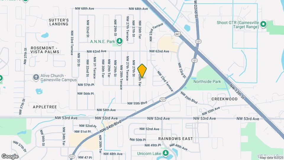 5815 NW 26th Ter Map and Location Details