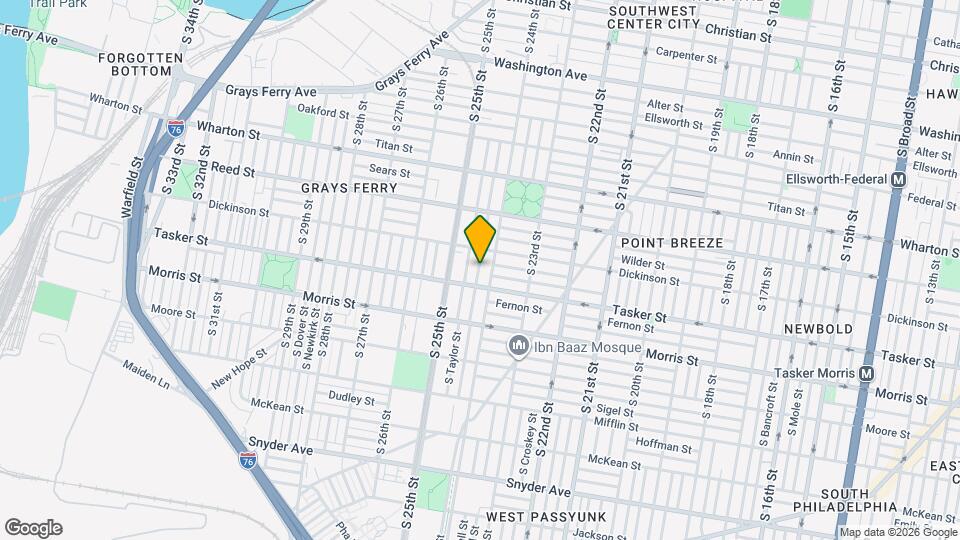 1533 S Ringgold St Map and Location Details