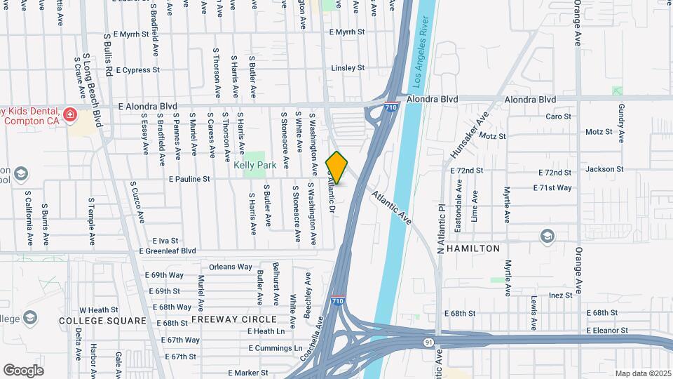 1316 S Atlantic Dr Mapa y Detalles de la Ubicación