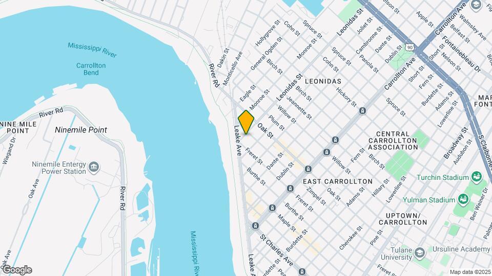 1021-1023 Leonidas St Map and Location Details