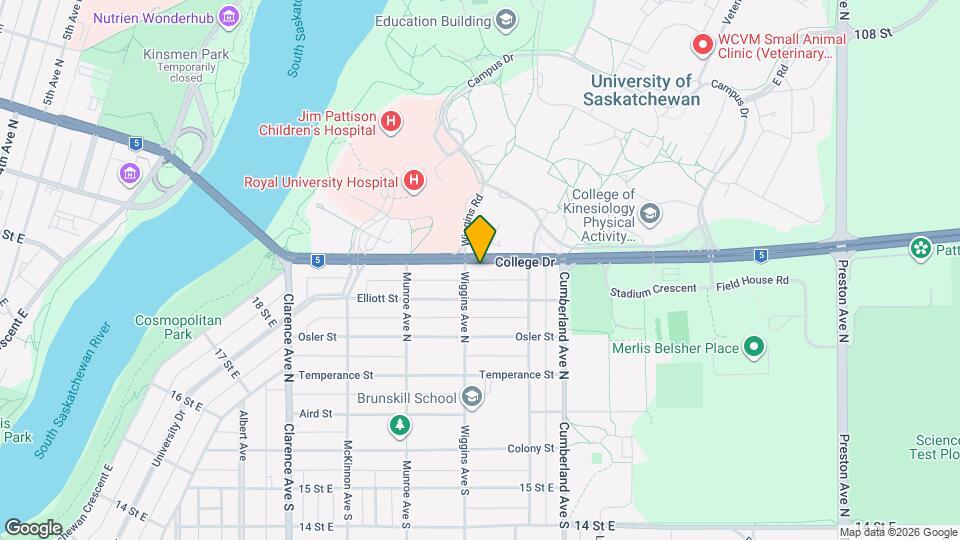 1314 College Dr Map and Location Details