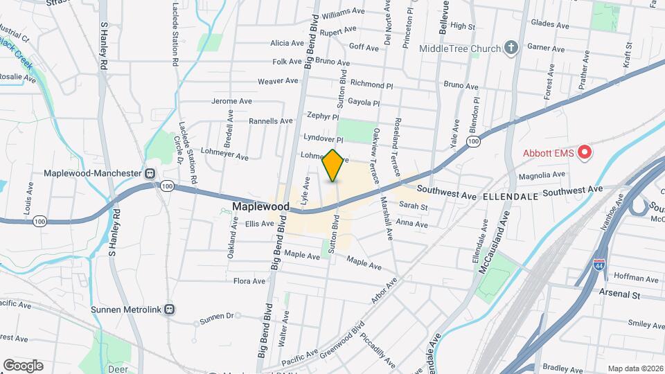 2645 Sutton Blvd Map and Location Details