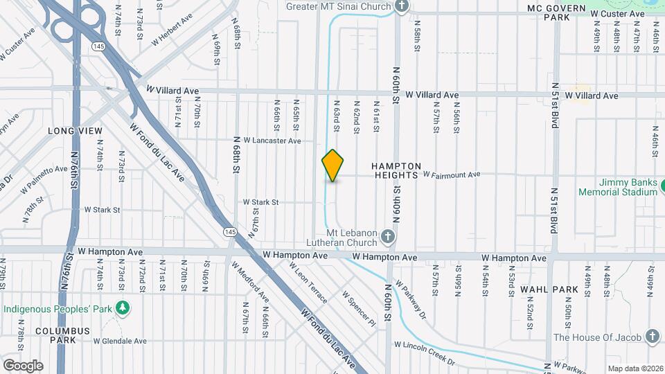 4929 N 63rd St Map and Location Details