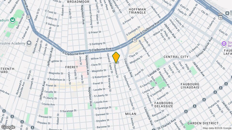 2721 Peniston St Mapa y Detalles de la Ubicación