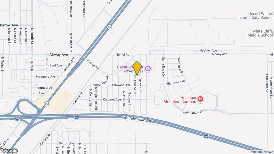 3392 N Apache St Map and Location Details