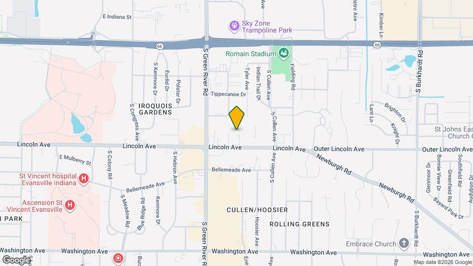 Independence Village of Evansville Mapa y Detalles de la Ubicación
