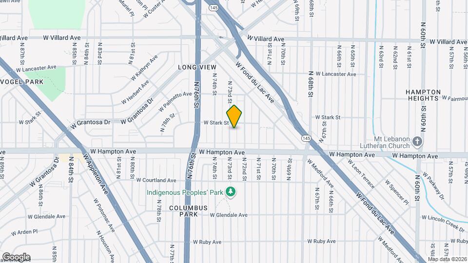 4854 N 73rd St Map and Location Details