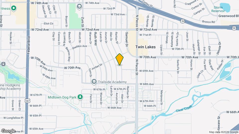 6911 Alan Dr Map and Location Details