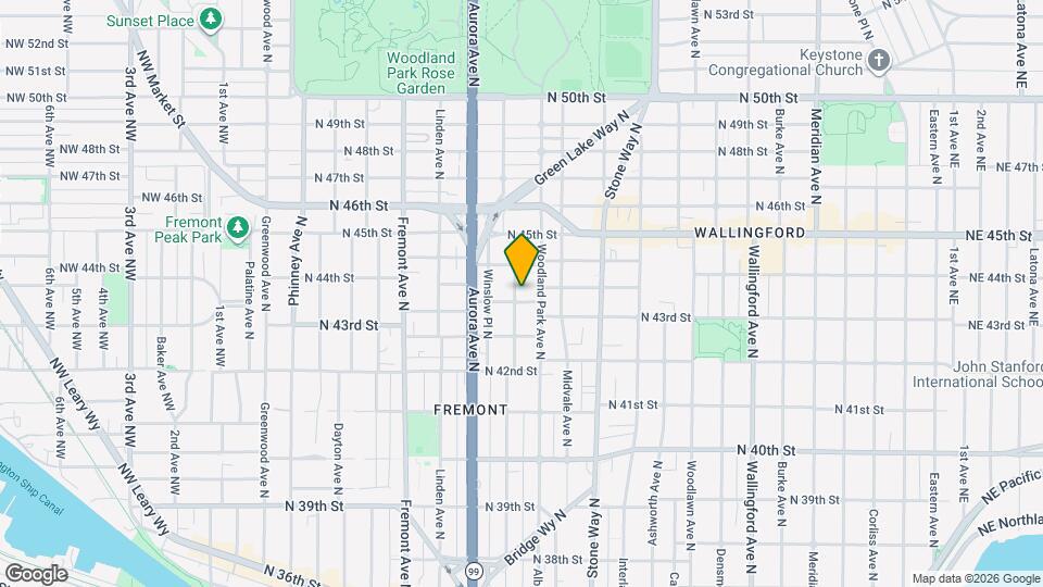 4304 Whitman Ave N Map and Location Details
