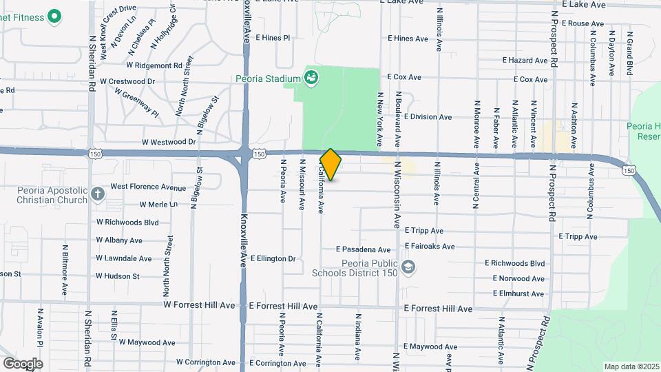407 E Embert Pl Map and Location Details