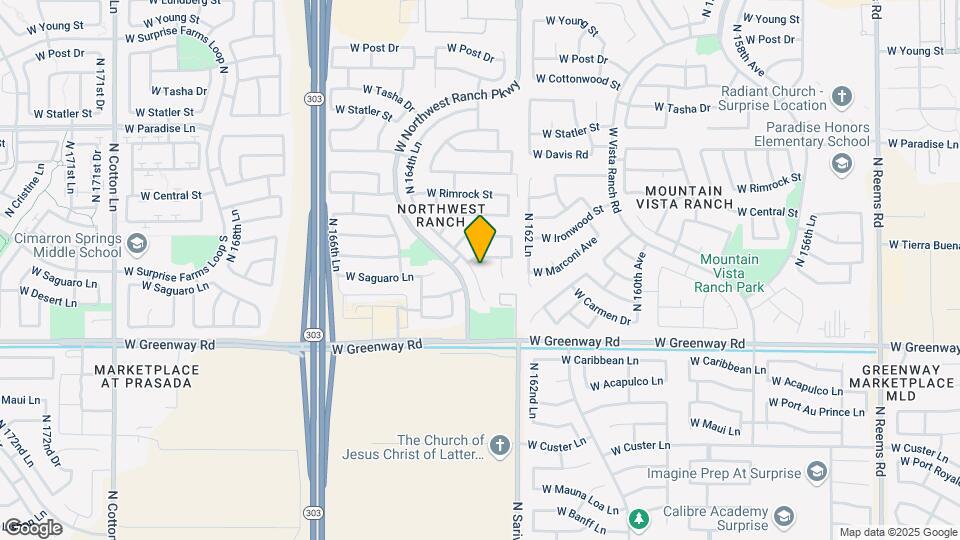 15651 N 164th Ln Map and Location Details