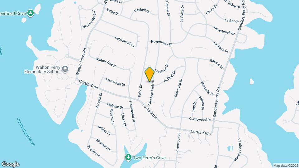121 Lakeside Park Dr Map and Location Details