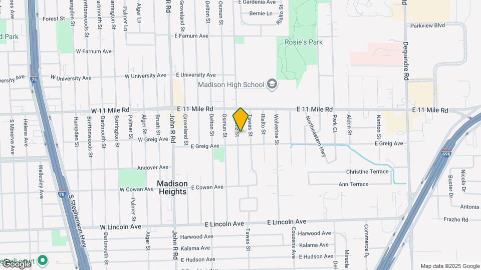 26636 Lorenz St Map and Location Details